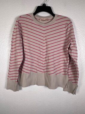 Philosophy Stripped Crew Neck Sweater. Sz M.